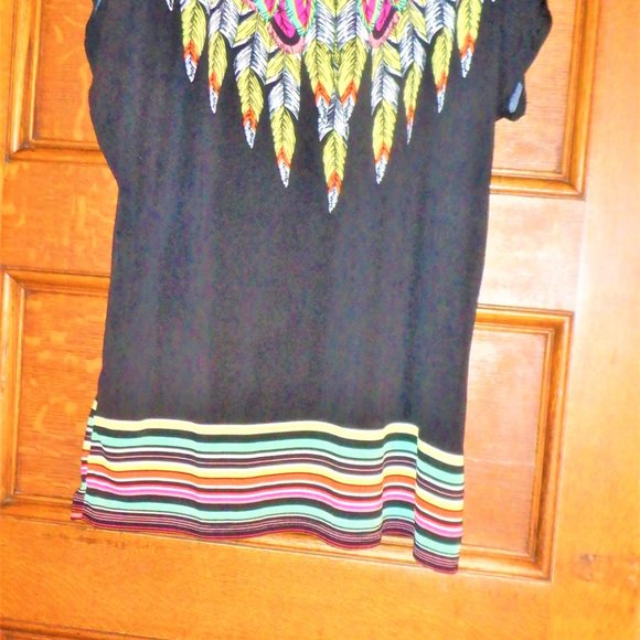 Stunning ~~~ NEELAM ~~~ Beads on Front Feather Design - Picture 3 of 4